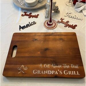 NEW Beautiful Cutting Board! 18” x 12” x 1”